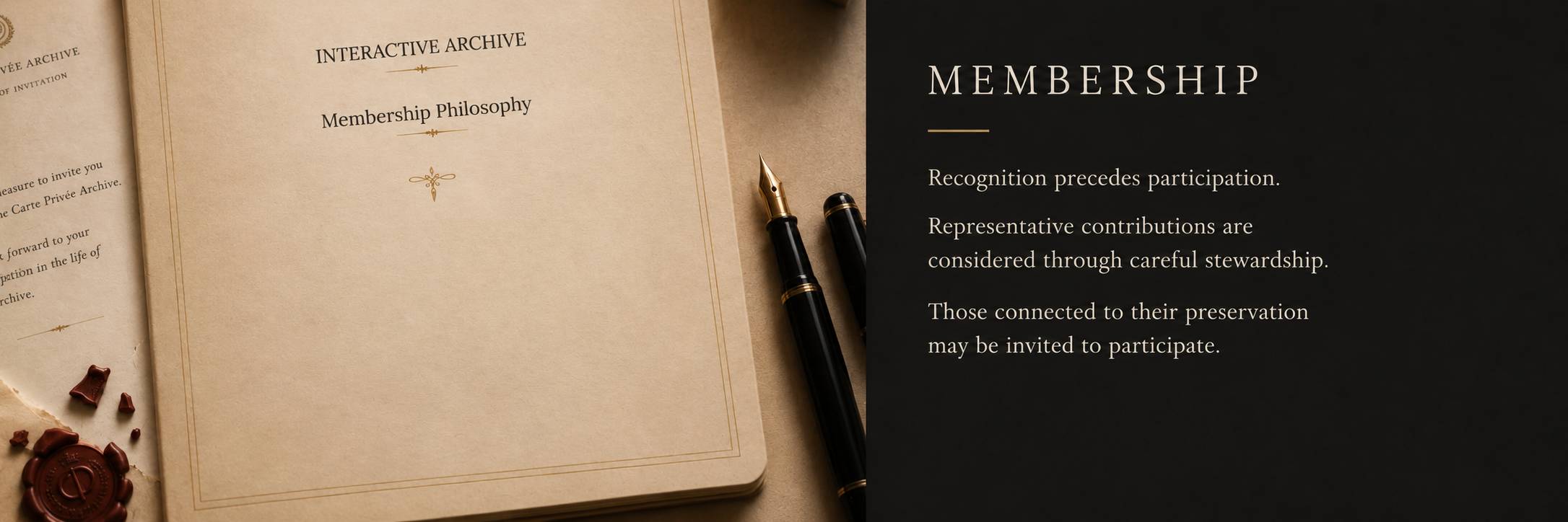 Membership at Carte Privée